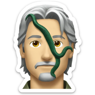 Snake from Metal Gear Solid sticker