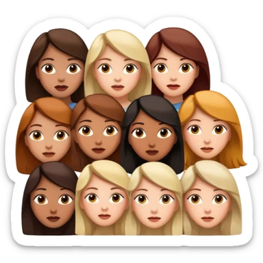 MUJERES BRUJAS SUPIRAMOS POR EL MISMO HOMBRE sticker