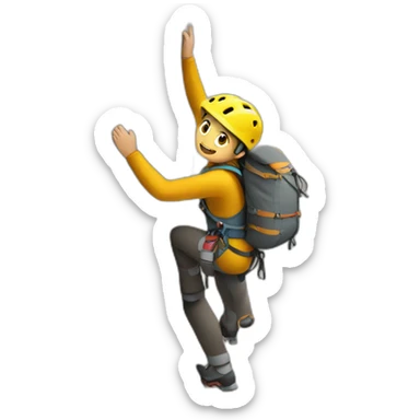 Climb sticker