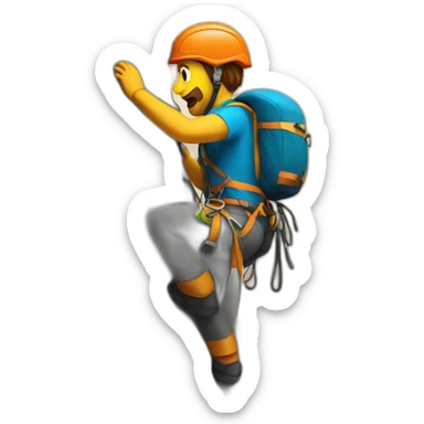 climb wall sticker