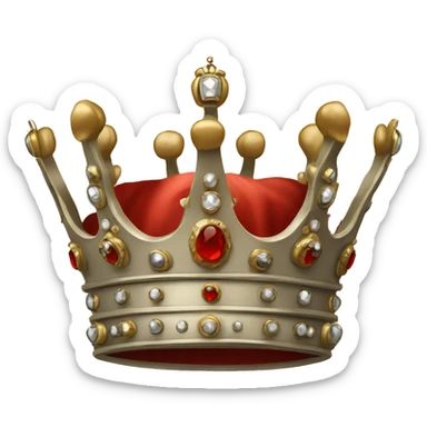 A crown resembling the imperial crown of Austria sticker