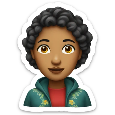 A stereotypical Portuguese woman sticker