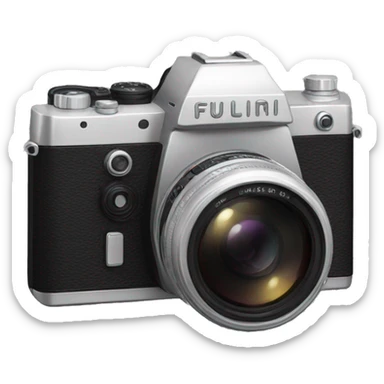 camera FUJIFLIM sticker
