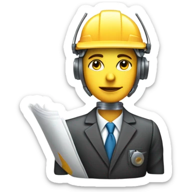 A guy, robot builder,  in love with a girl, lawyer sticker