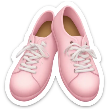 pastel pink shoes  sticker