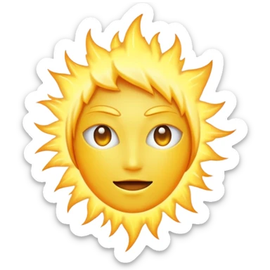 spark, faceless sticker