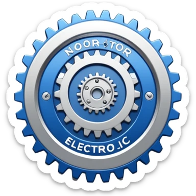 create a logo for company named Noor Elector mechanical Works LLC UAE sticker