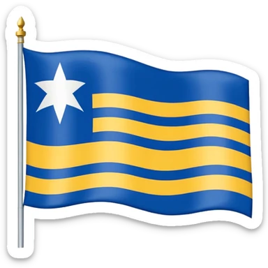 bandeira de belém do pará sticker