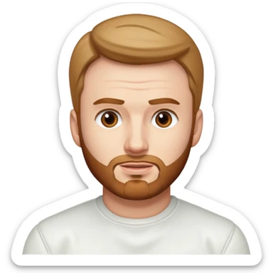 chris evans  in white sticker