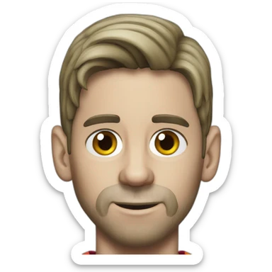 Realist Lionel messi  sticker