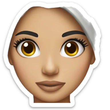 Cheerleader Kim Kardashian sticker