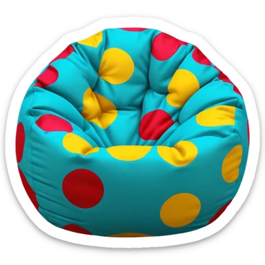 make a bean bag sticker