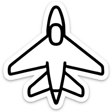 Ukrainian military fighter aircraft with swept-back wings and cockpit sticker