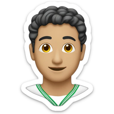 un algerien avec une marocaine sticker