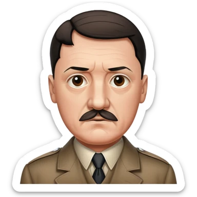 adolf hitler swastika sticker