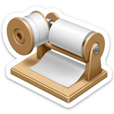 Représente moi la création d'une maquette avec un plan de travail comprenant des ciseaux du papier du scotch de la colle  du fil etc sticker