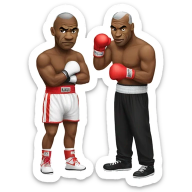 Mike Tyson boxing  sticker
