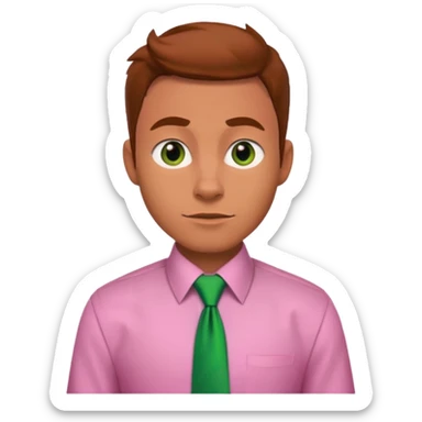 Nick Wilde (pink shirt, green tie, no suit) from the Zootopia Disney movie sticker