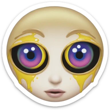 angel eye by Takashi Murakami sticker