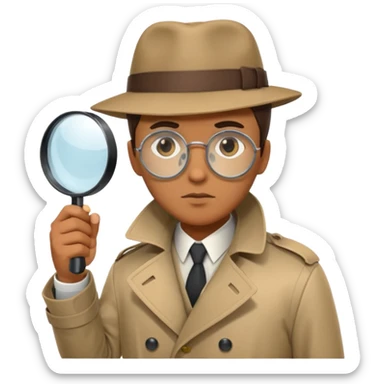 Detective sticker