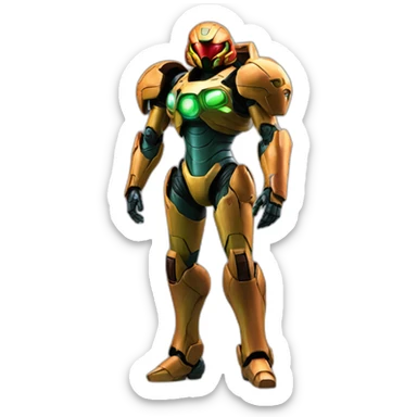 Samus metroid sticker
