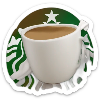 a TOK starbucks lux coffee logo sticker