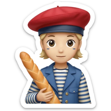 A Pokémon based on the theme of France  sticker