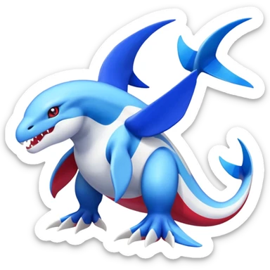 Lugia-Salamence-Kyogre-Latios-fusion-creature (full body) sticker