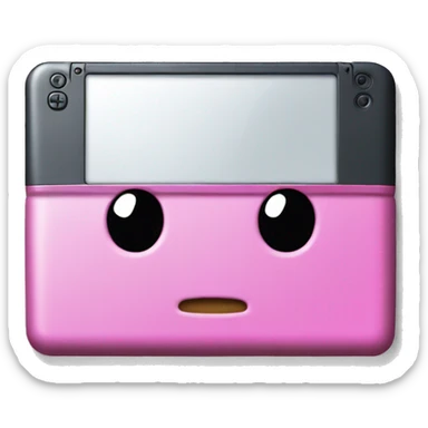 Pink Nintendo DS lite sticker