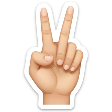 Una persona levantando el dedo malo  sticker