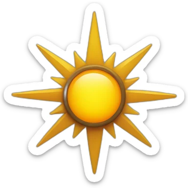 Système solaire sticker