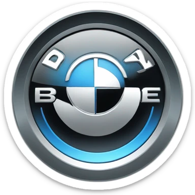 Bmw car logo sticker