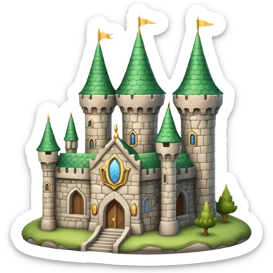 elf castle sticker