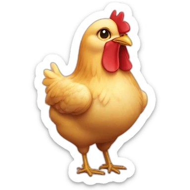 Chiken little sticker