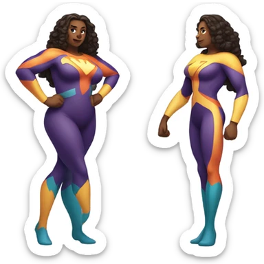 Fat elasti girl sticker