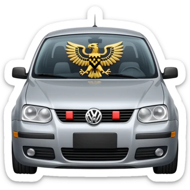 Volkswagen 2001 Jetta with Albanian eagle sticker