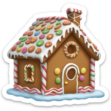 gingerbread house  sticker