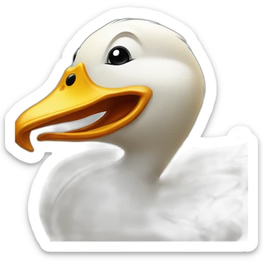 duck are joking sticker