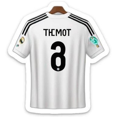 Real Madrid jersey sticker
