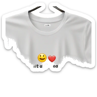 T-shirt with the inscription “I ❤️lera ” sticker
