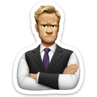 barney stinson angry sticker