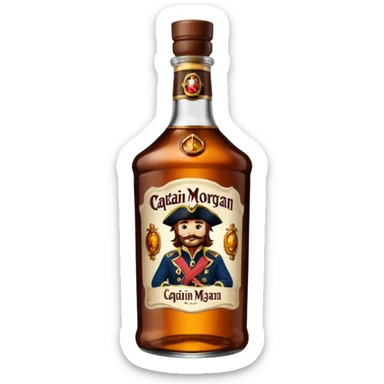 Bouteille de Captain Morgan, 1 l sticker
