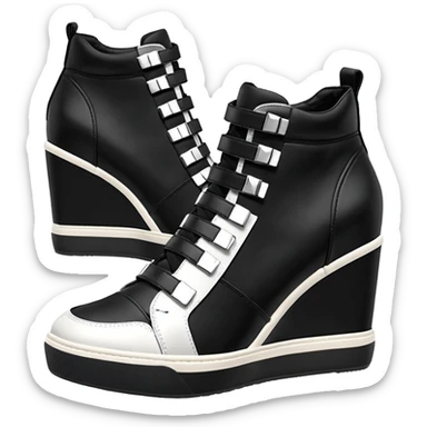 steve madden wedge sneakers strap no buckle sticker