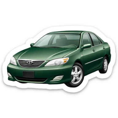 Darkest Green 2003 Toyota Camry sticker