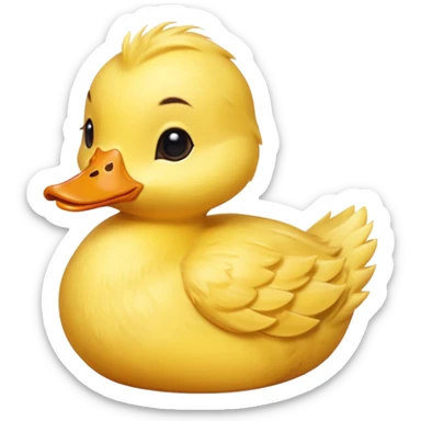 duckling sticker