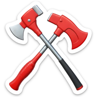 fireman's axe sticker
