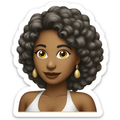 Performer woman brazilian sticker