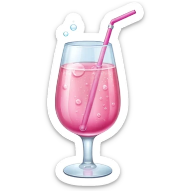 pink drinks sticker