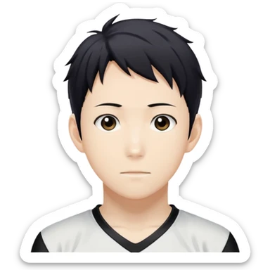 Yamaguchi tadashi from haikyuu sticker