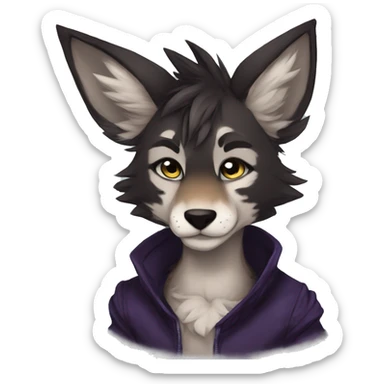 Edgy sharp anthro furry by Falvie, LiLaiRa, AngieWolf sticker